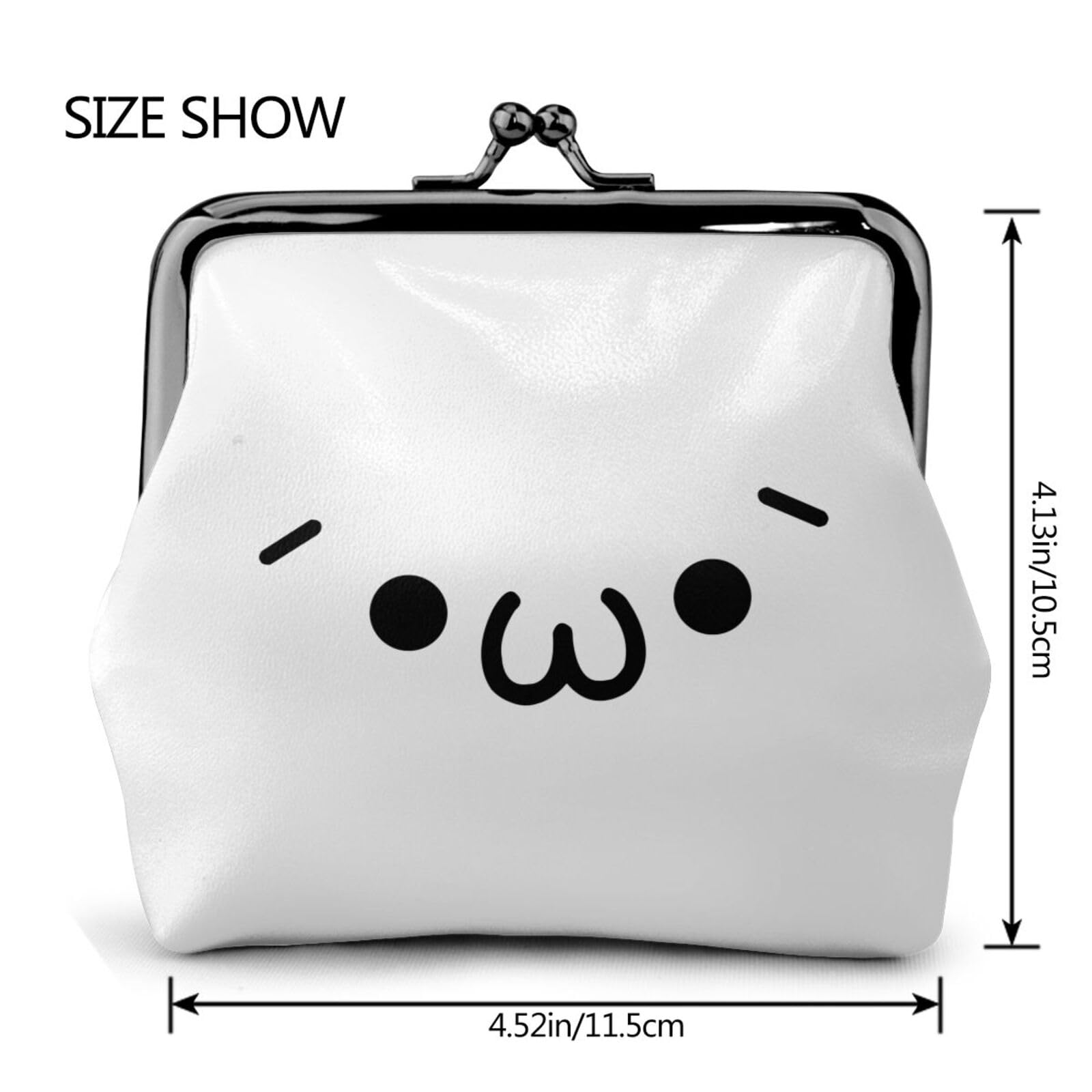 Amazon.co.jp: 財布 癒し顔 ショボーン 顔文字 がま口財布 さいふ 小銭